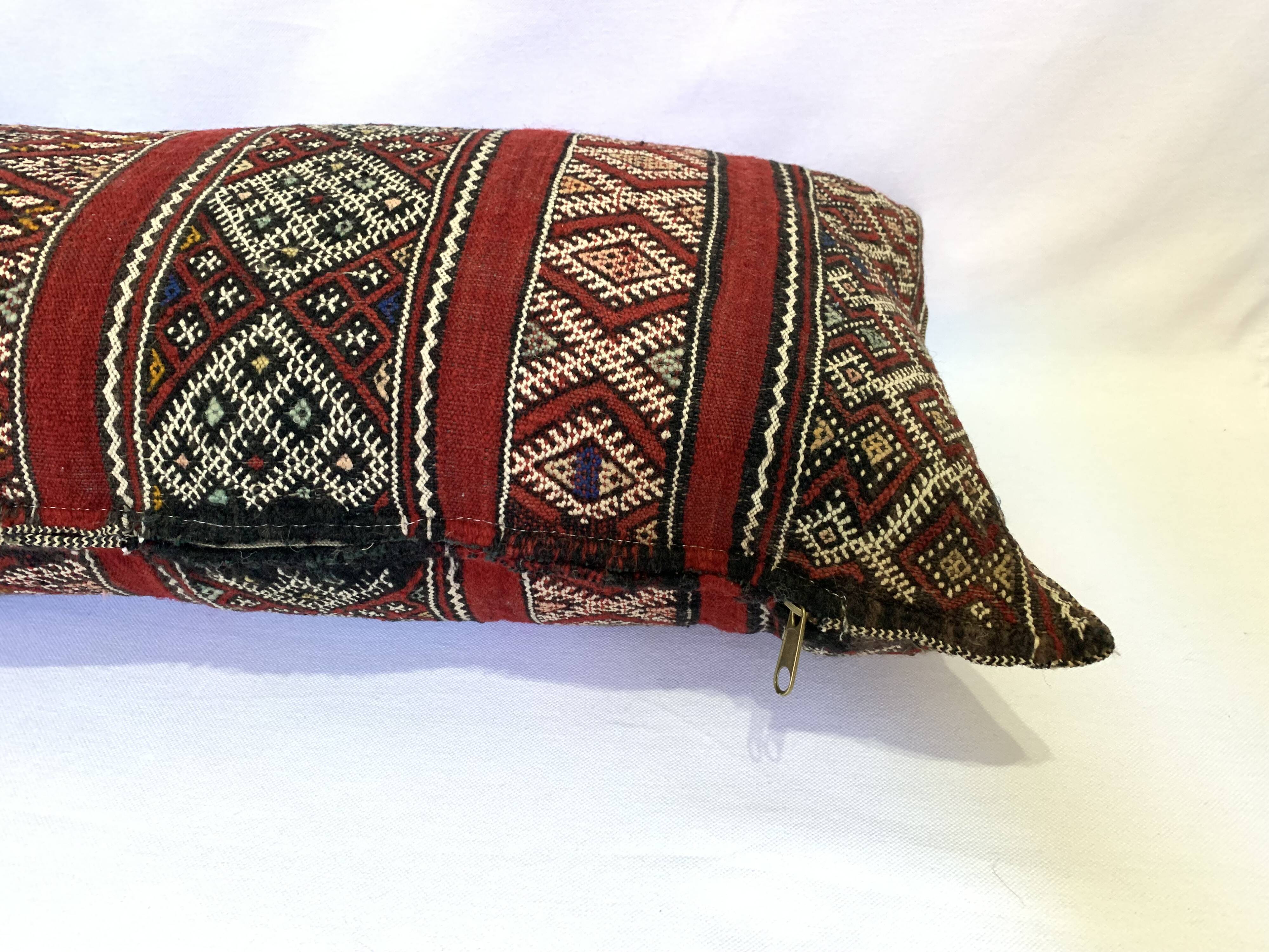 Vintage Berber cushion Moroccan wool cushion cover