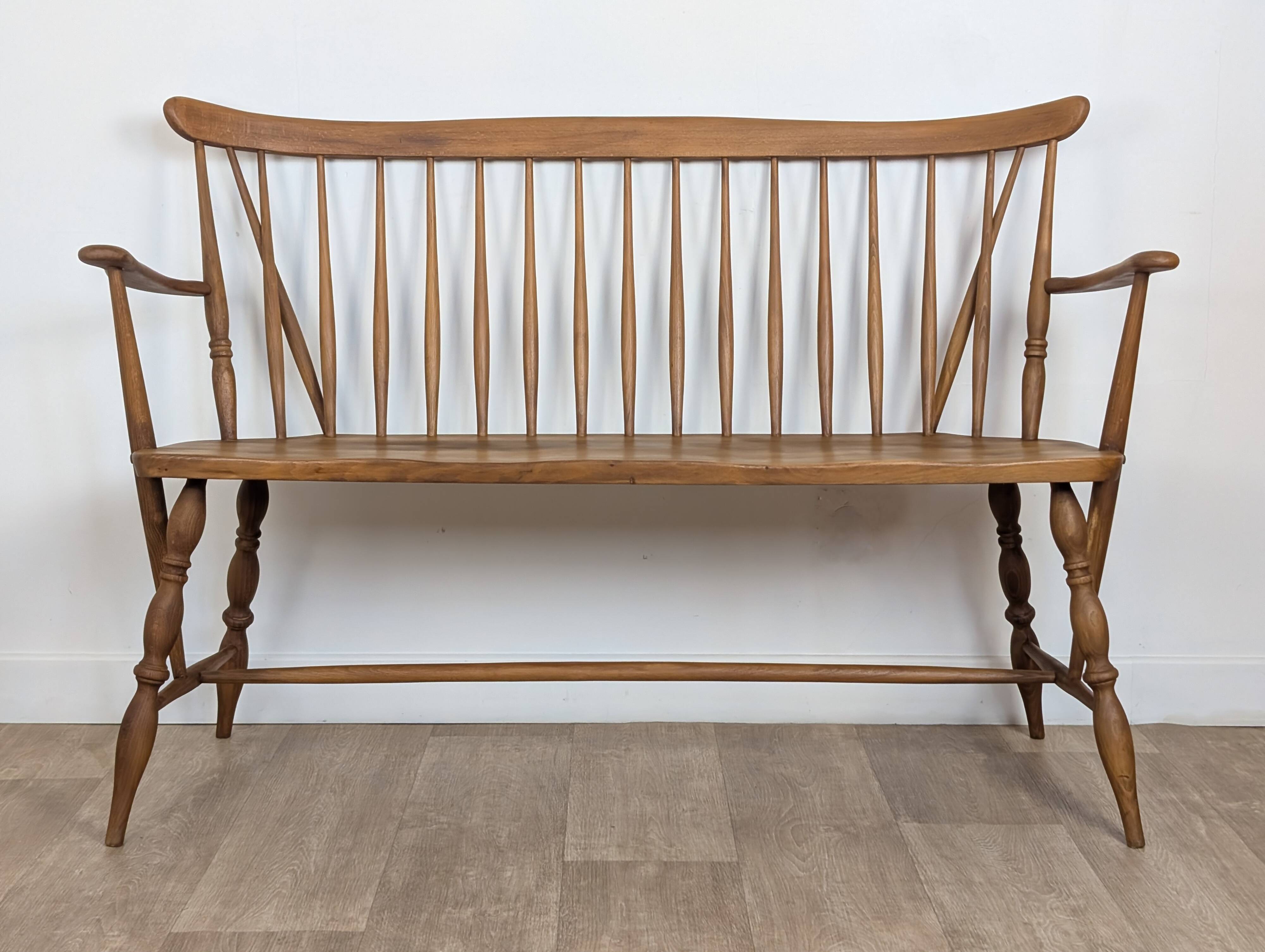 Bench, vintage bench in solid wood