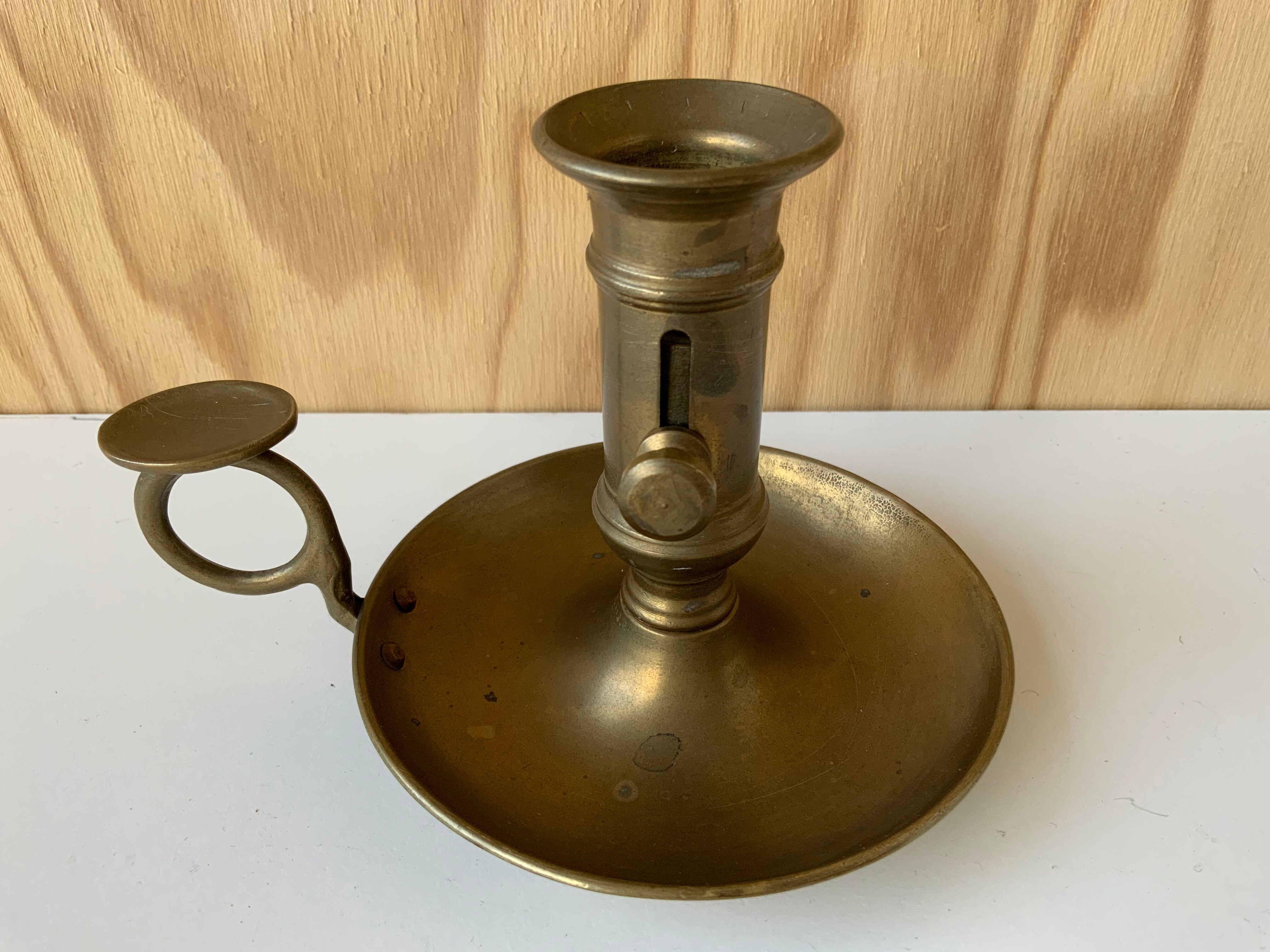 Brass candle holder