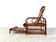 Mid century rattan and bamboo garden chair, 1950s