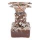 Sicilian glazed ceramic sculpture, unique piece