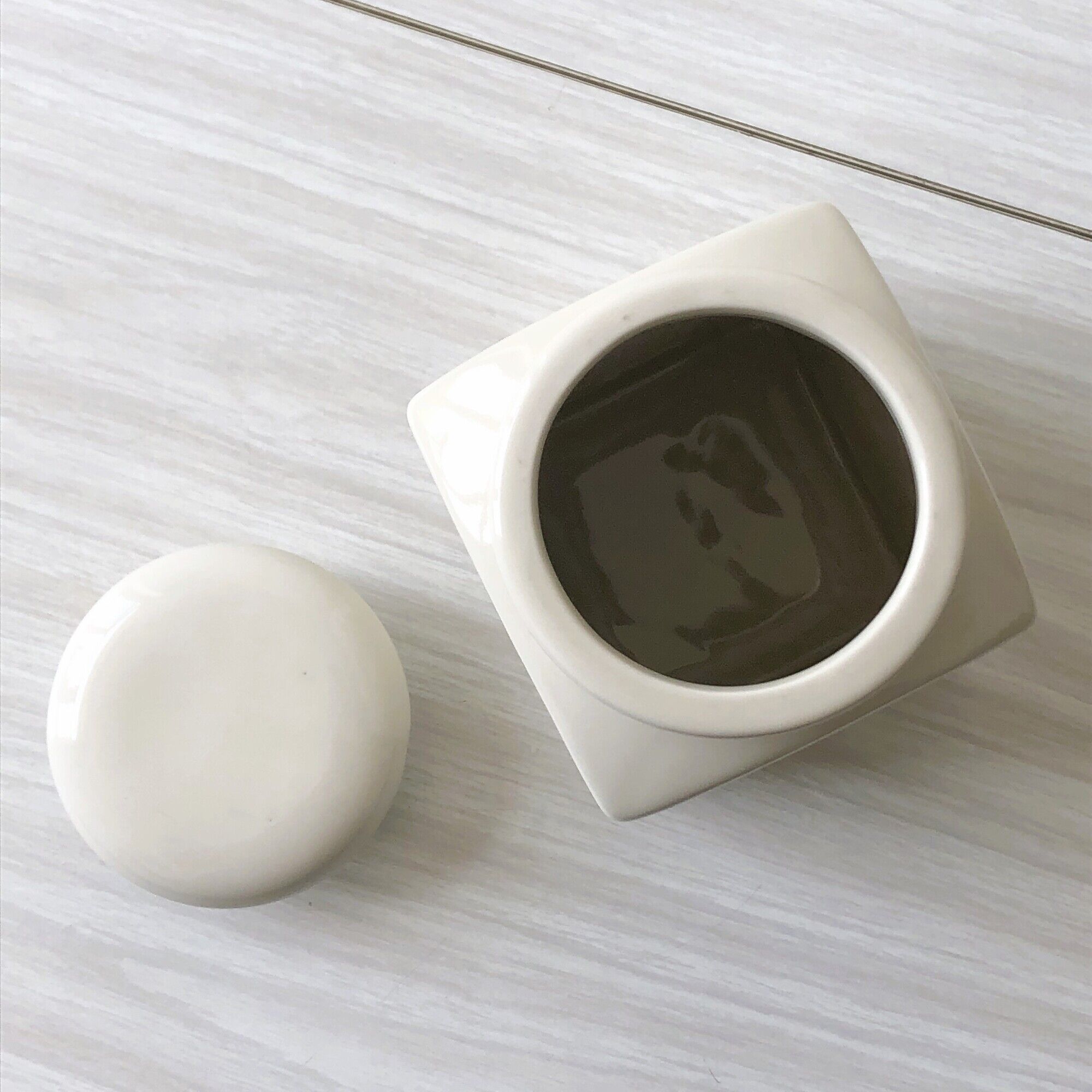 Salt jar ceramic storage of the brand friulana accessori