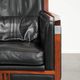 Stylish cowhide Art Deco design armchair