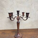 Large 19th century wrought iron candlestick