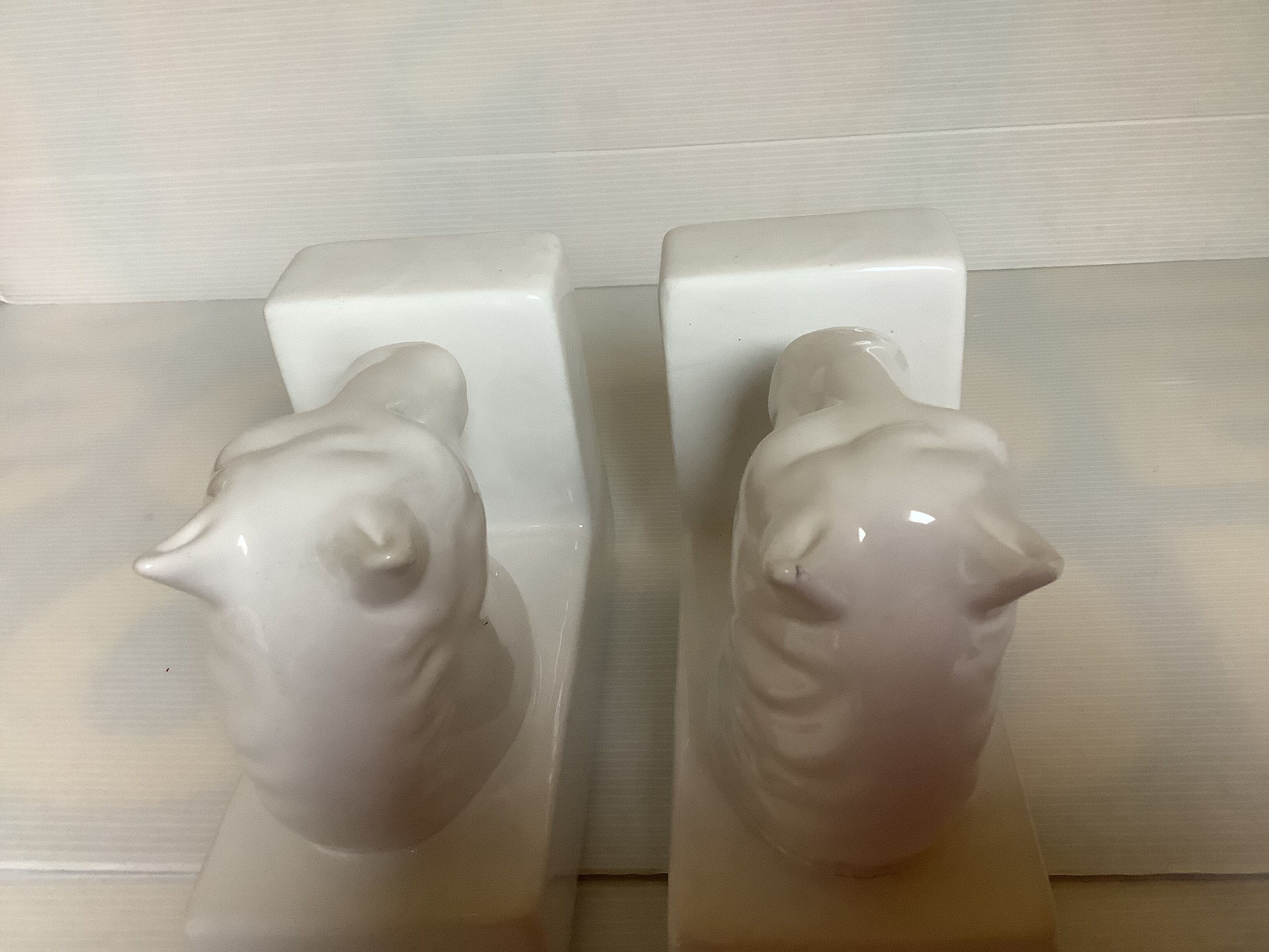 Horse book greenhouse white earthenware