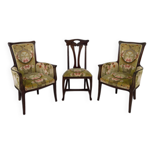 Salon Art Nouveau 3 éléments,