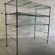 Modular shelf, tray in stainless steel and glass by Niels Gammelgaard for IKEA
