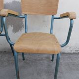 Paire de fauteuils de maître d'école