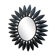 1960s wrought iron sun mirror from France