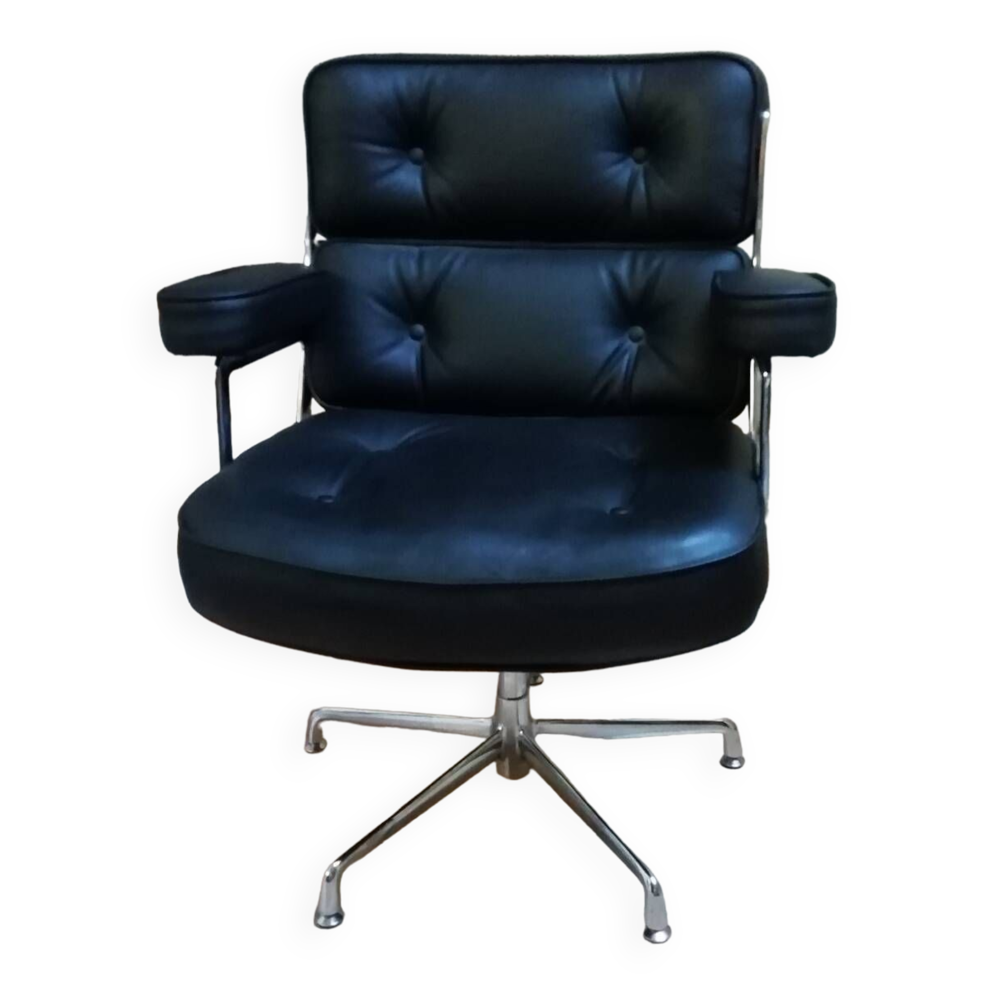 Italian leather desk chair