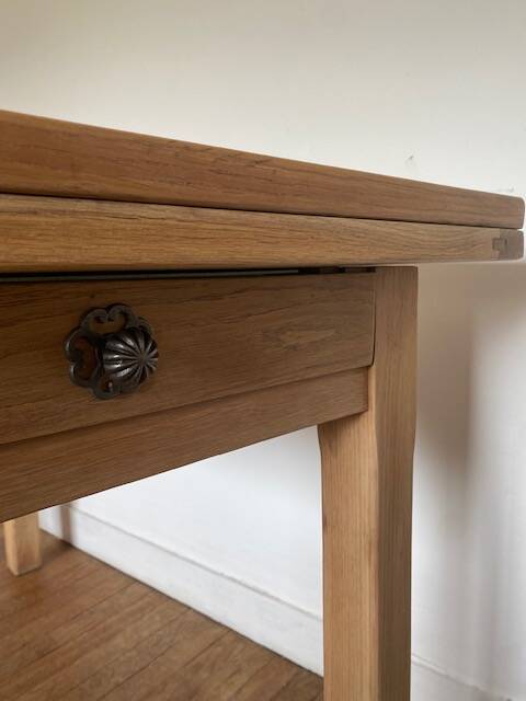Table chêne brut vintage