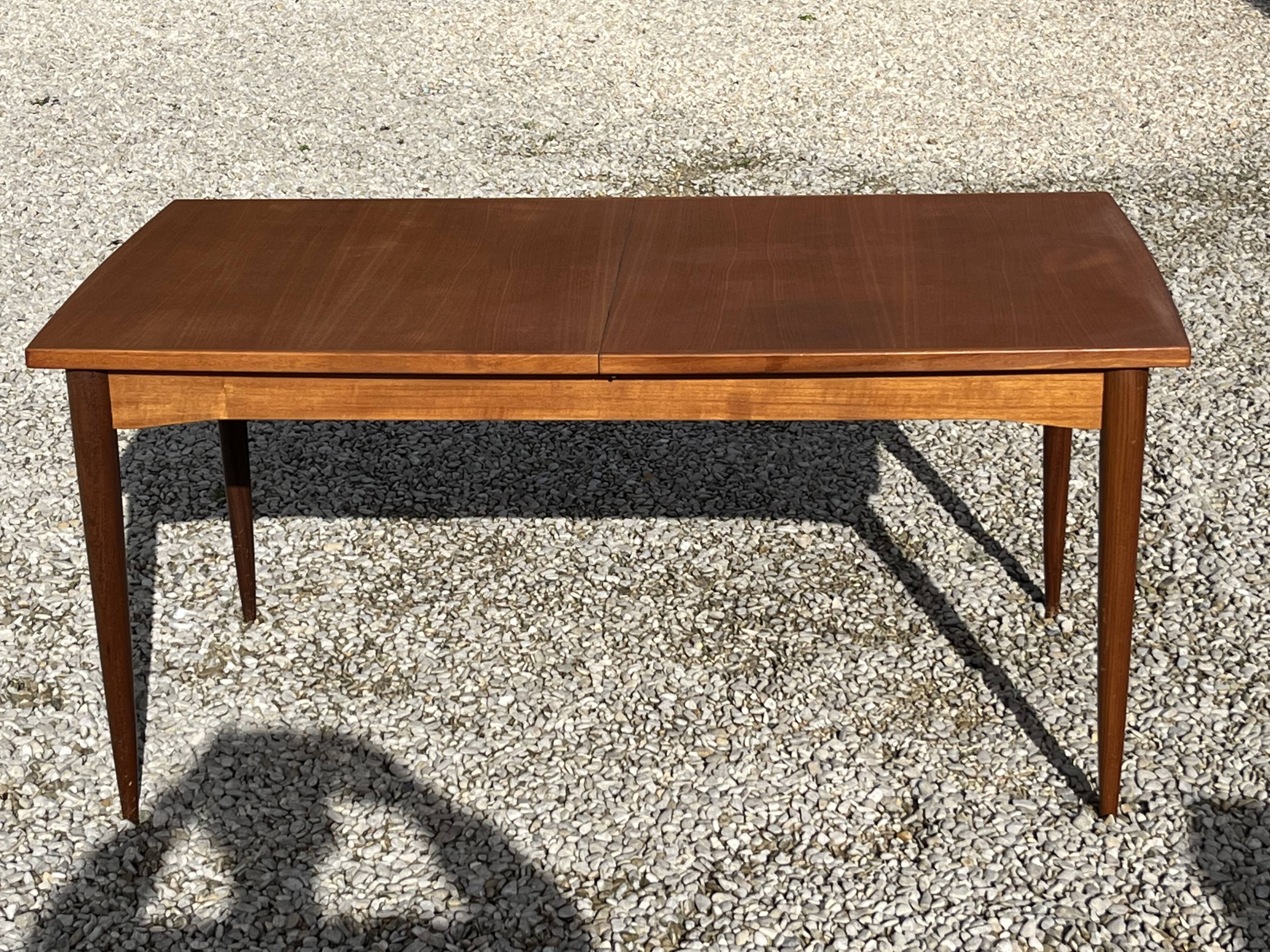 Scandinavian teak dining table