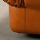 Rino Maturi Depositato Lounge Chairs in cognac leather for Mimo Padova
