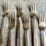 6 gilded bronze starter forks