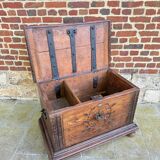 Chest In High Period Oak From XVII Eme Century