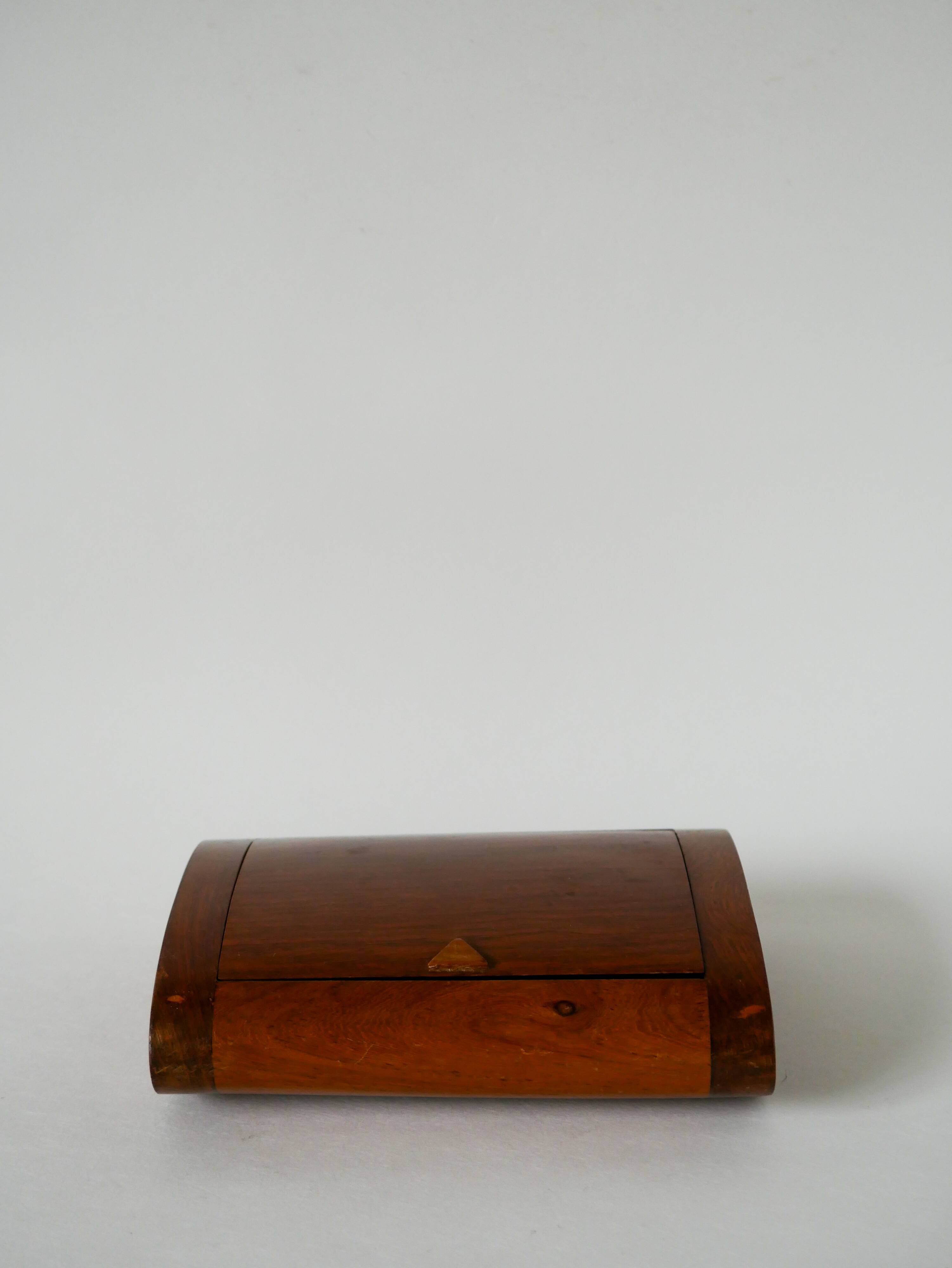 Beech wood box, art deco, 1930