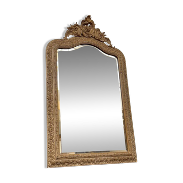Miroir doré avec fronton, 1890