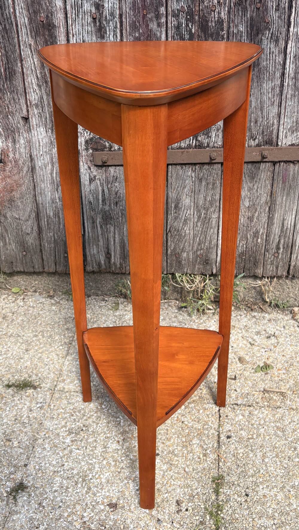 Guéridon d’angle Art déco en acajou, 1930