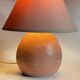 Vintage terracotta handcrafted lamp
