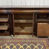 Victorian enfilade from the 19th century in mahogany