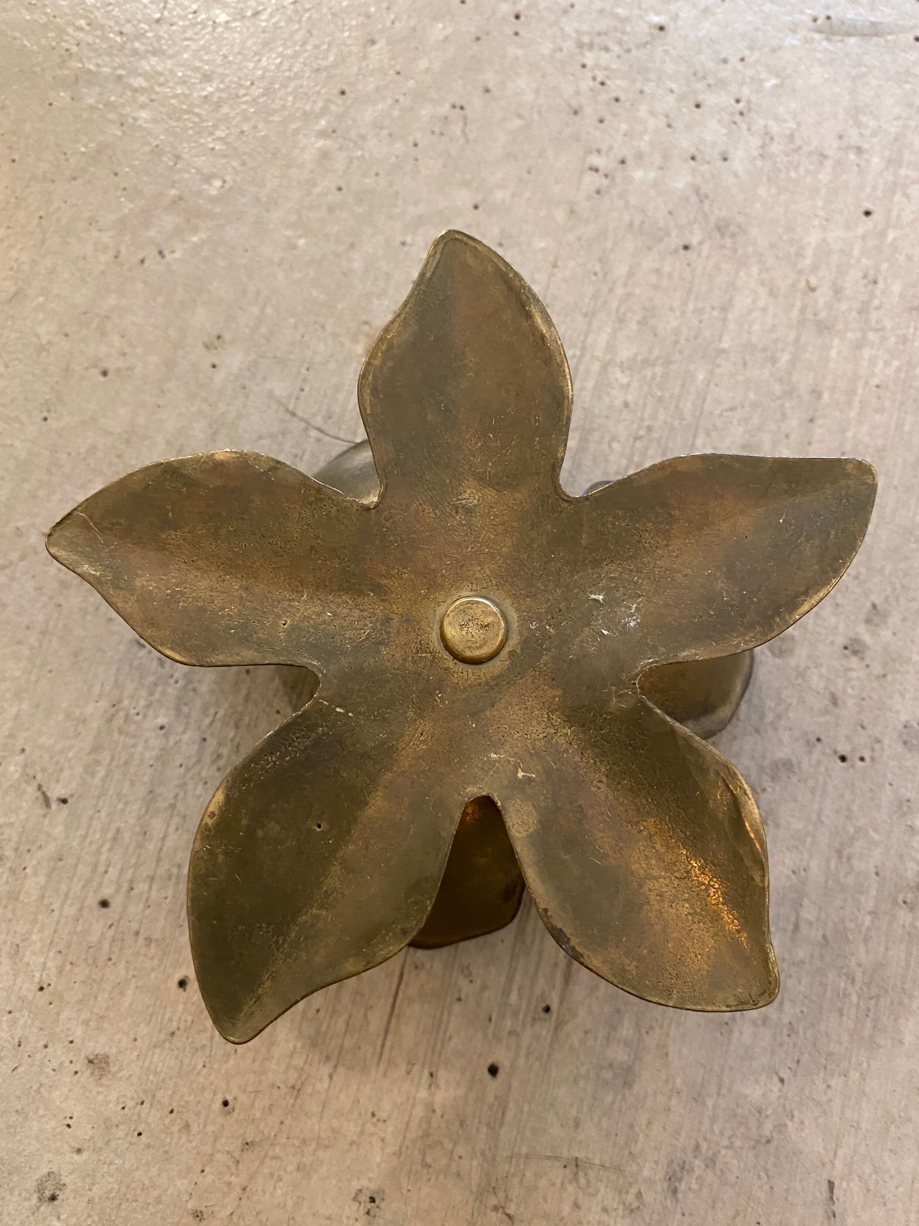 brass candle holder