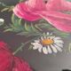 Authentic Longwy dish Black enamels poppy decoration Louis Valenti 1960