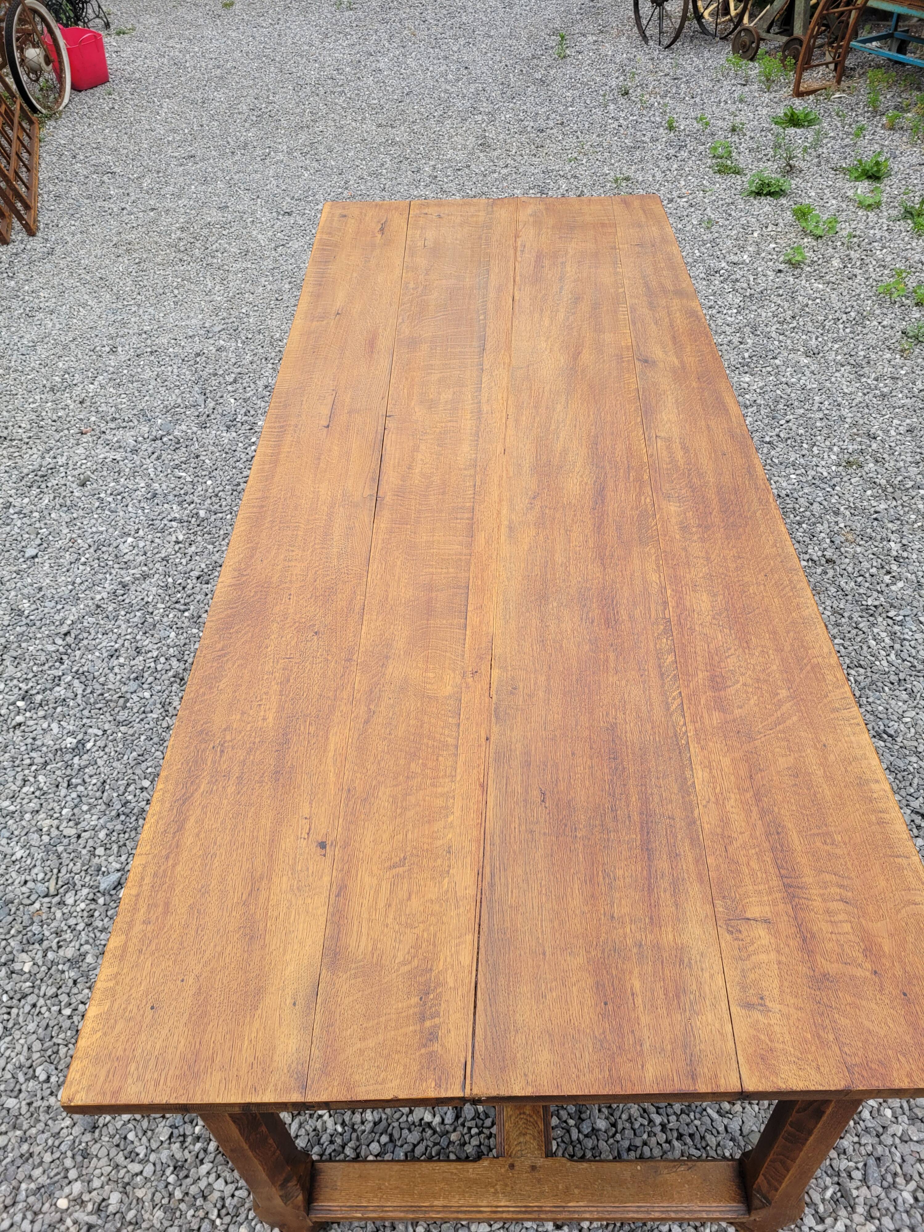 Old farmhouse table in solid oak 200×80cms