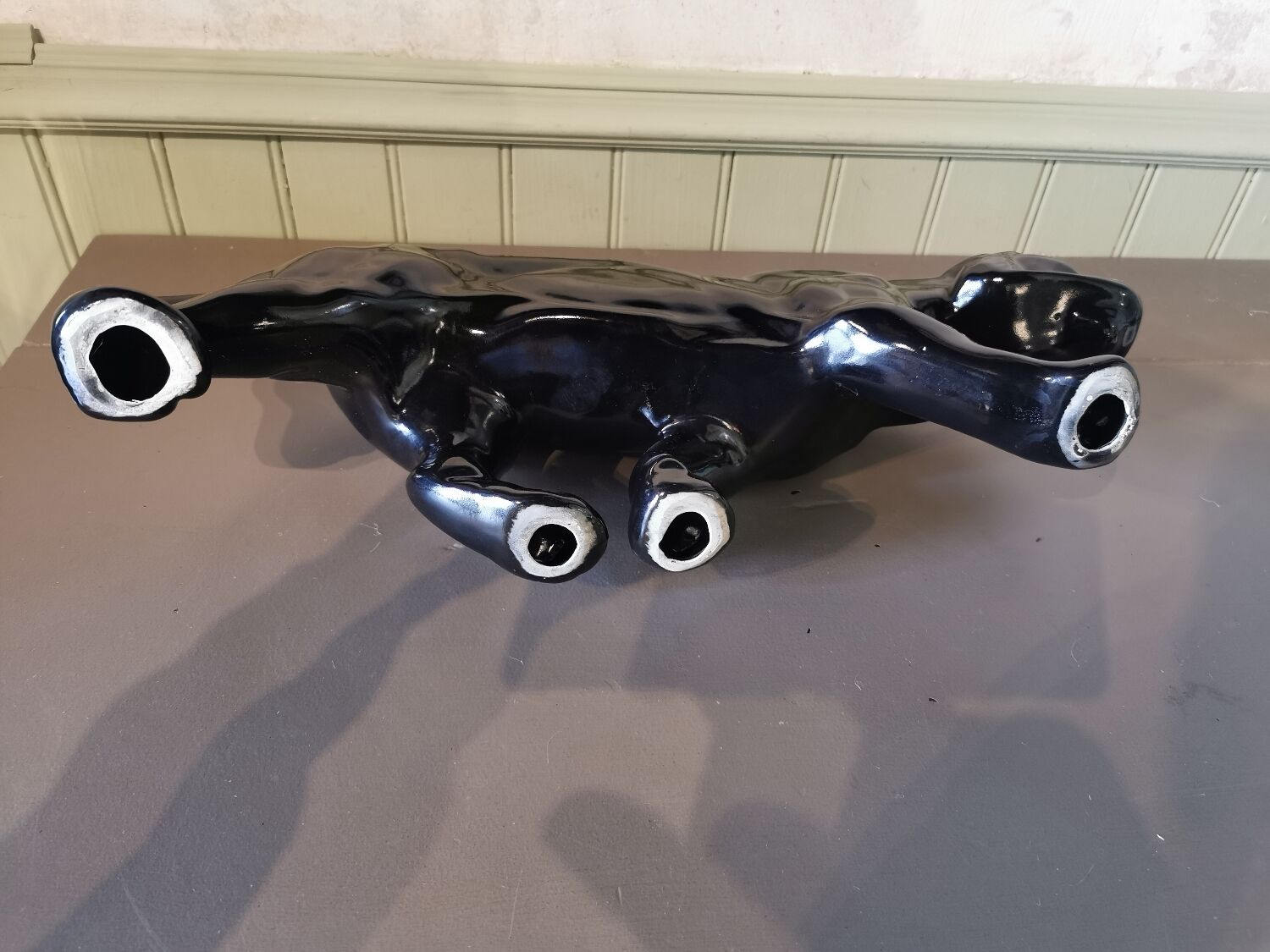 Art deco ceramic panther