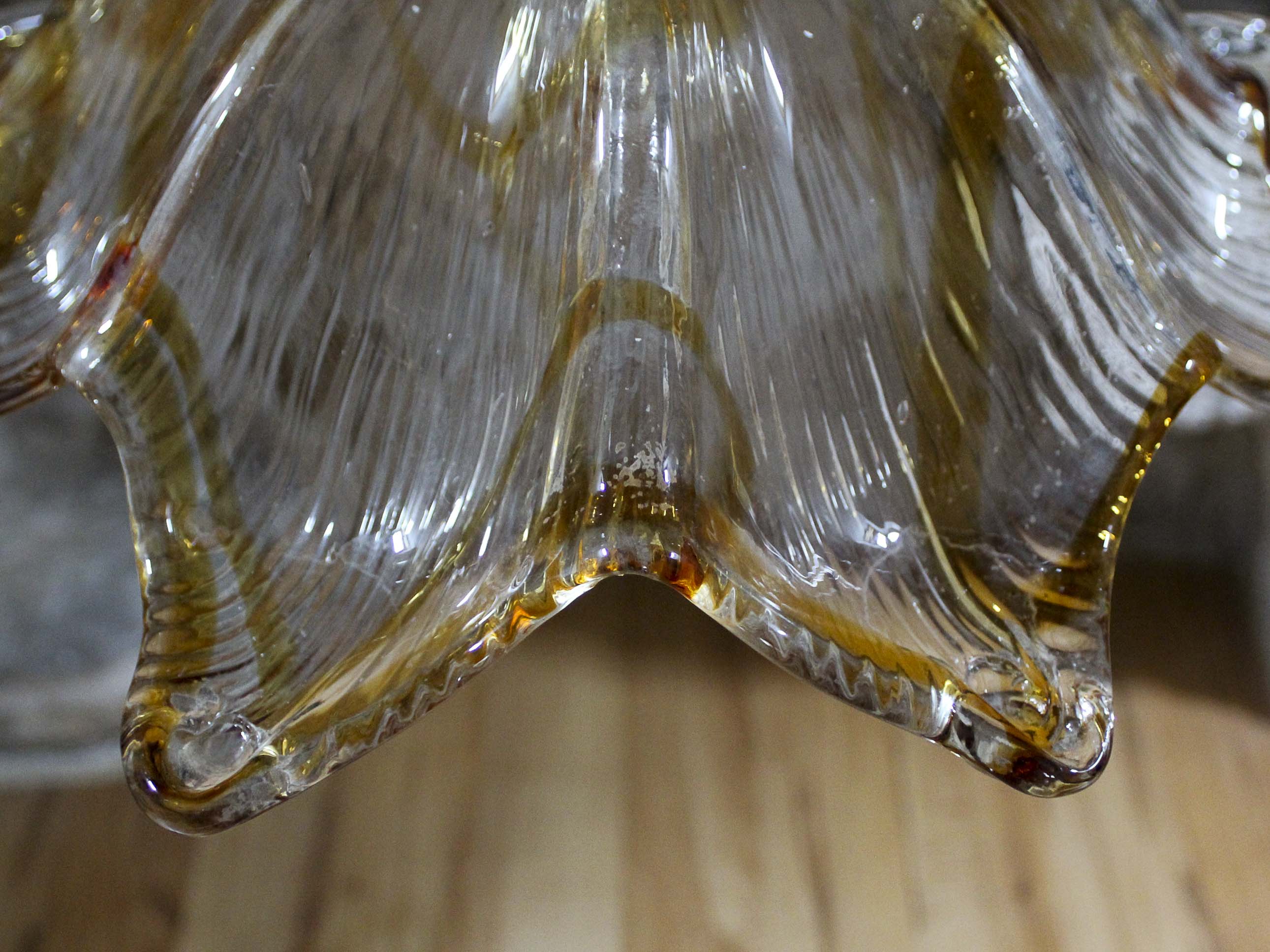 Murano glass pendant lamp 70s