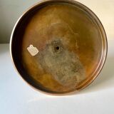 Scandinavian ART DECO candle holder in Bronze with verdigris patina