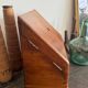 Small wooden mail storage unit