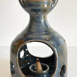Vintage Handcrafted Stoneware Candle Holder