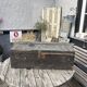 Black travel trunk