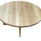 Vintage coffee table with side tables 80s design