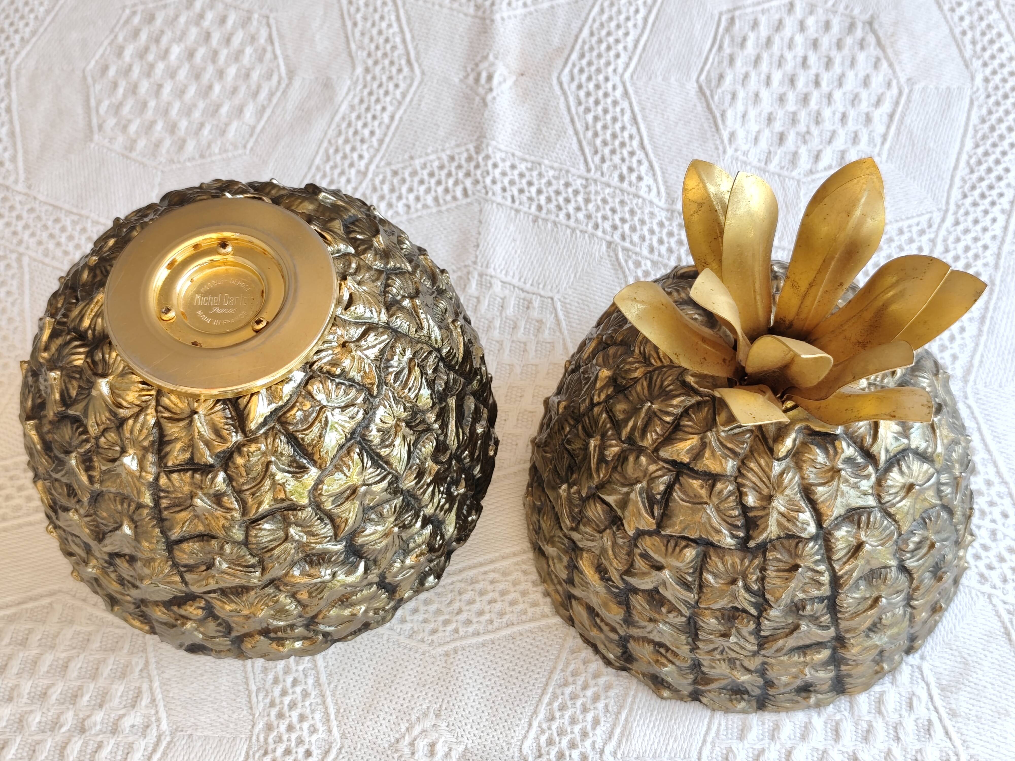 Signed vintage pineapple