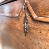 Wooden chest - walnut