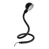Lampe cobra années 80 noire