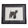 Old photograph, silver print, canine portrait signed "Dim" Henri Dimont 32 x 25 cm
