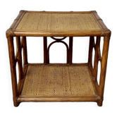 Table d'appoint rotin