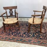 Pair of Provencal armchairs