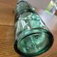 Vintage glass bottle l'Idéale with porcelain stopper