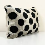Coussin Ikat velours