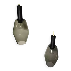 Paire de suspensions - verre