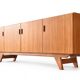 Vintage Scandinavian teak sideboard