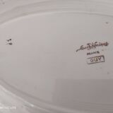 Sarreguemines oval dish, Guy model