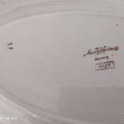 Sarreguemines oval dish, Guy model