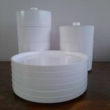 Dish service design by Massimo Vignelli