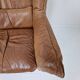 High Back Sofa in Cognac Leather by Gerard Van Den Berg for Montis, 1980s
