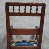 Louis XIII period armchair in solid wood