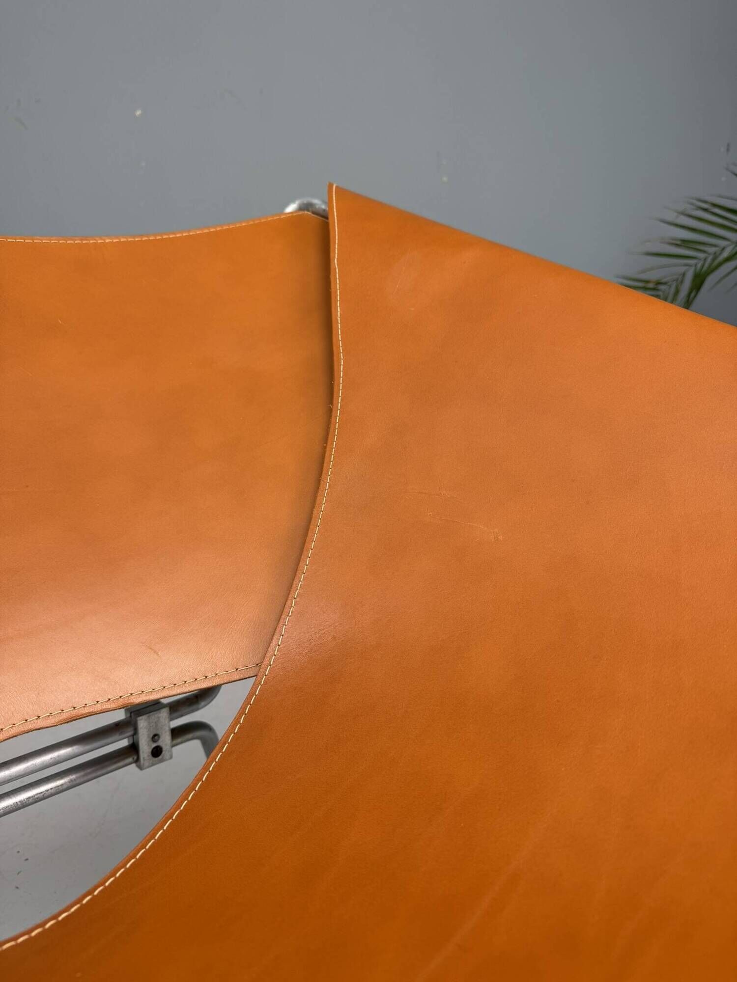 Pierre Paulin AP-14 cognac leather armchair for A. Polak, 1955